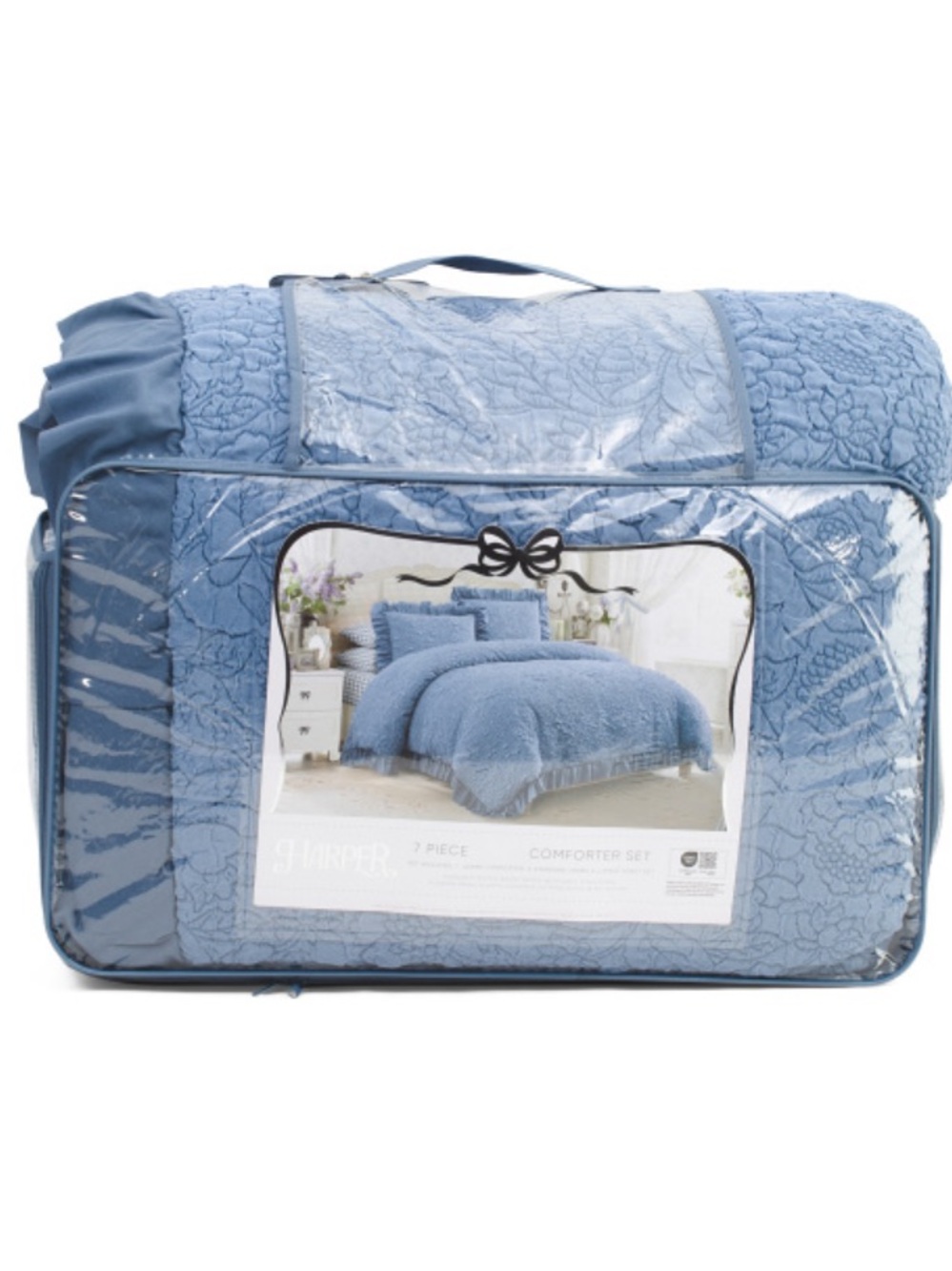 Harper Textured 7-Piece Comforter Set